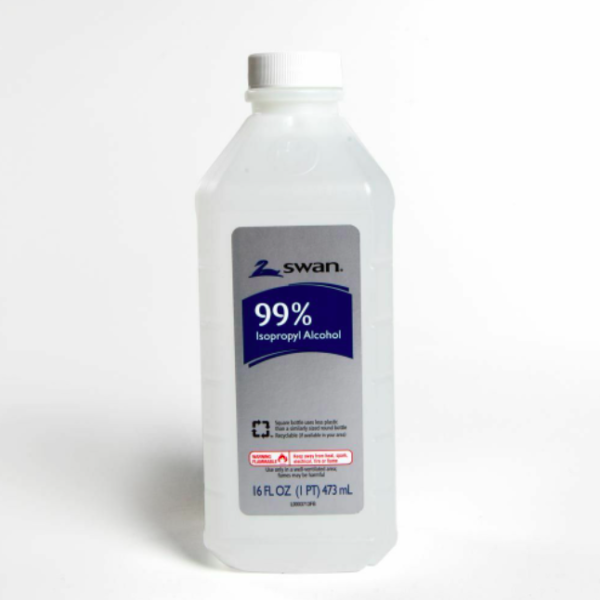 Isopropyl Alcohol 99% (Ethanol) liquid in a bottle