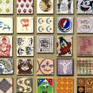 LSD Blotter stickers