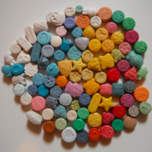 MDMA Ecstasy color tablets